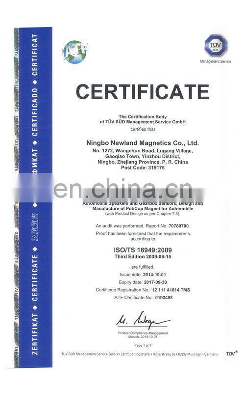 D50 permenent holding magnet with strong pull force over 100kg