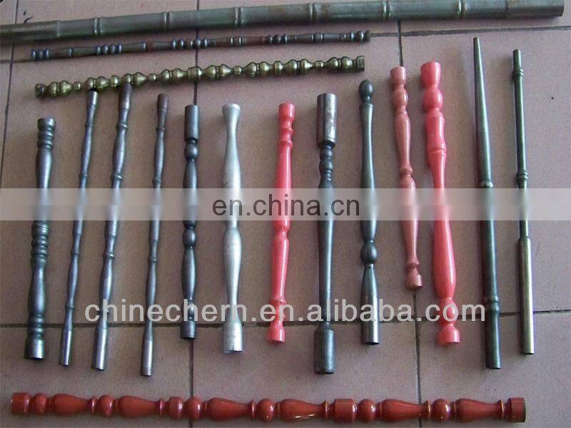 Semi-automatic decorative tube machine
