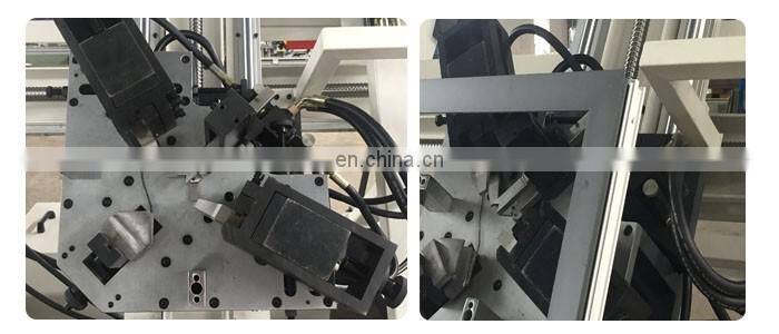 Aluminum window door Four head CNC corner crimping machine