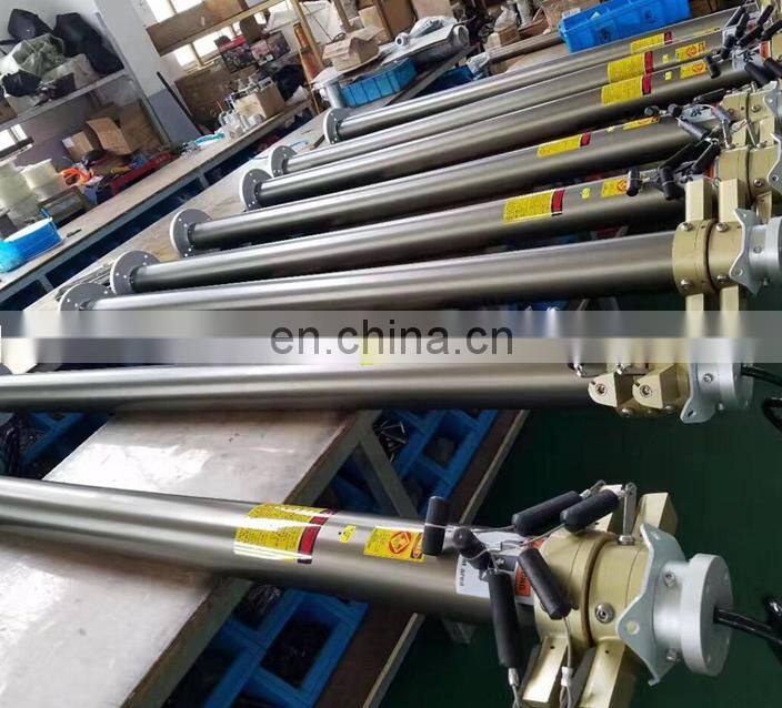 9m pneumatic portable lightweight antenna mast vehicle mounted