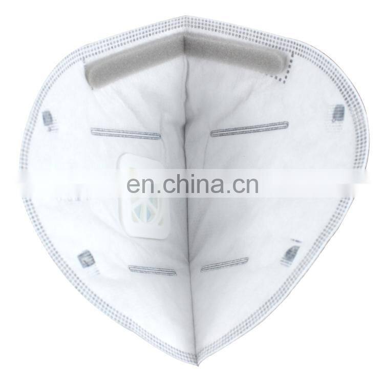 Disposable Nonwoven Folding Anti Haze Dust Mask with Breathing Valve and Activated Carbon