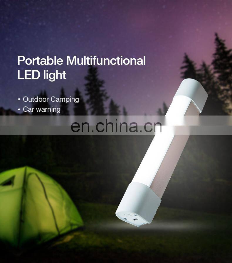 portable outdoor waterproof rechargeable emergency Light tube Multifunction LED Camping Light