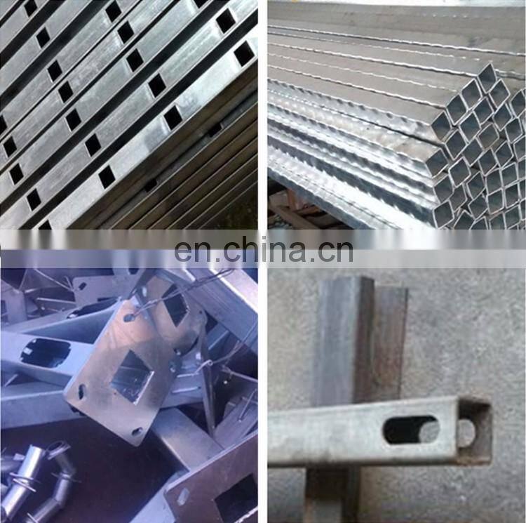 ASTM A500 hot dipped galvanized tube 1 inch square iron pipe gi hollow section