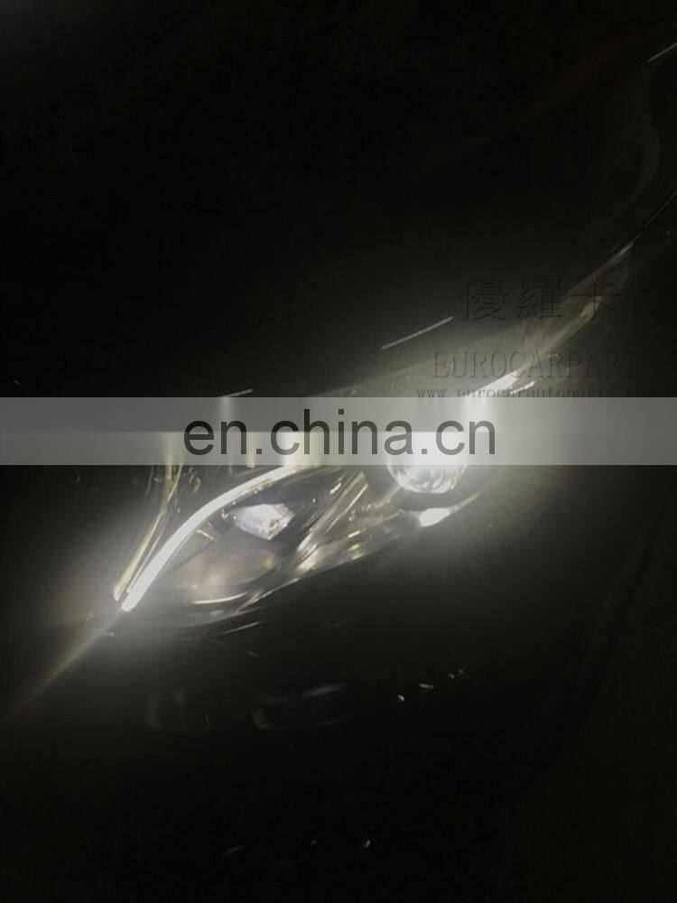 High quality headlights for V class w447 front lamp with led day running lights led turning lights fit for 2017 2016 w447