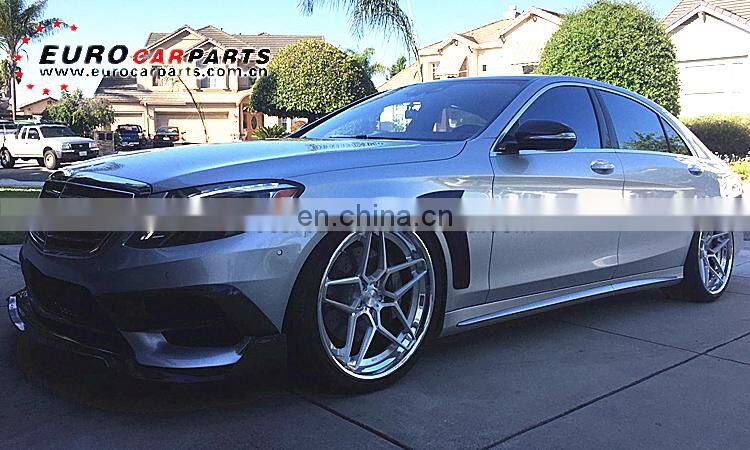W222 S63 carbon fiber parts fit for S-class W222 S63/S65 to B-style carbon fiber parts for S65 carbon fiber parts
