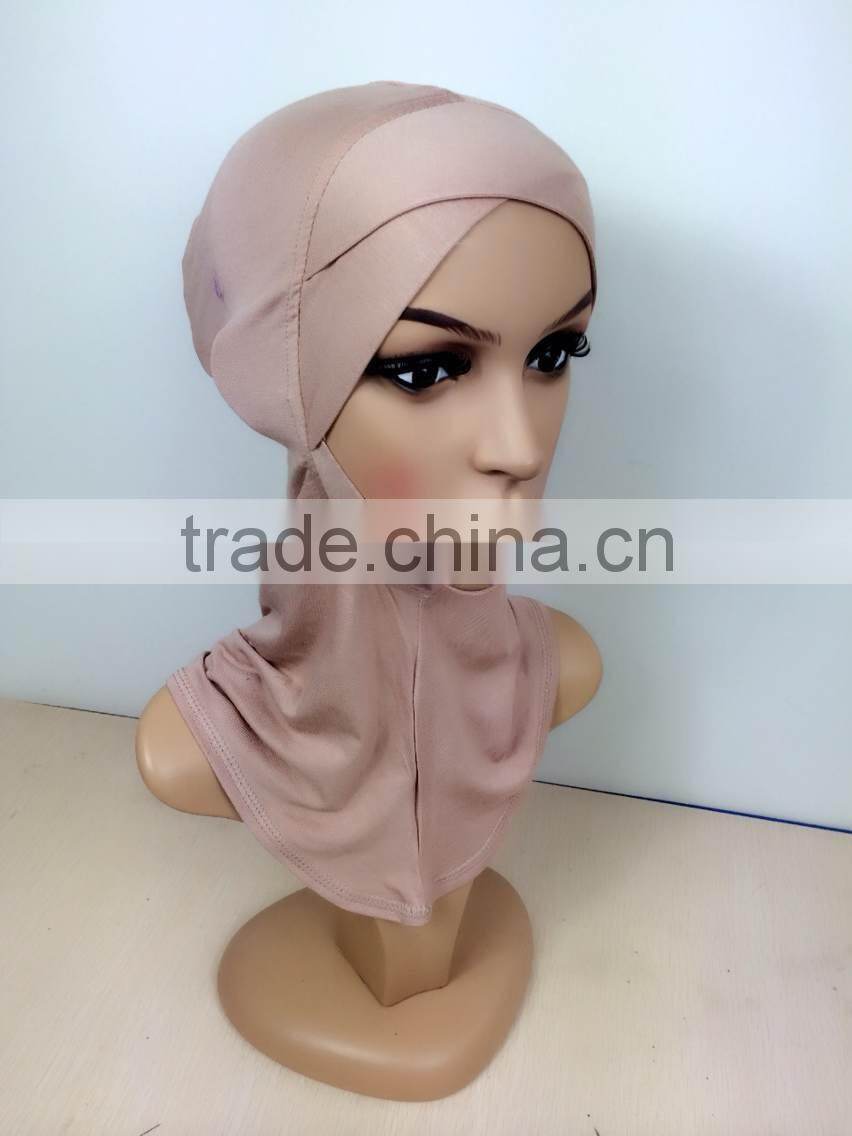 U015 fashion Cover the chin crossover islamic underscarf