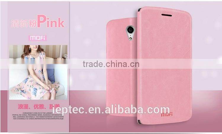 MOFi RUI Series Customed Mobile Phone PU Leather Flip Cover Case for TCL 3S, TCL M3G