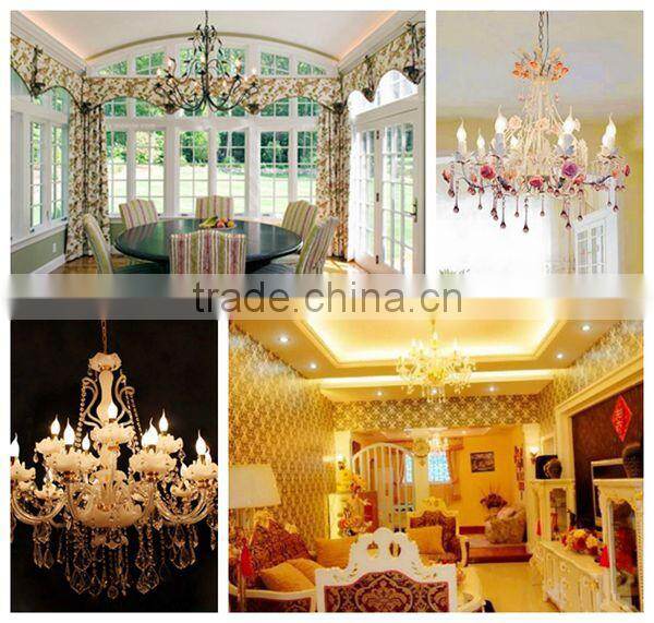 CE RoHS 5.5W 450lm E14 C37 Tail LED Candle Light