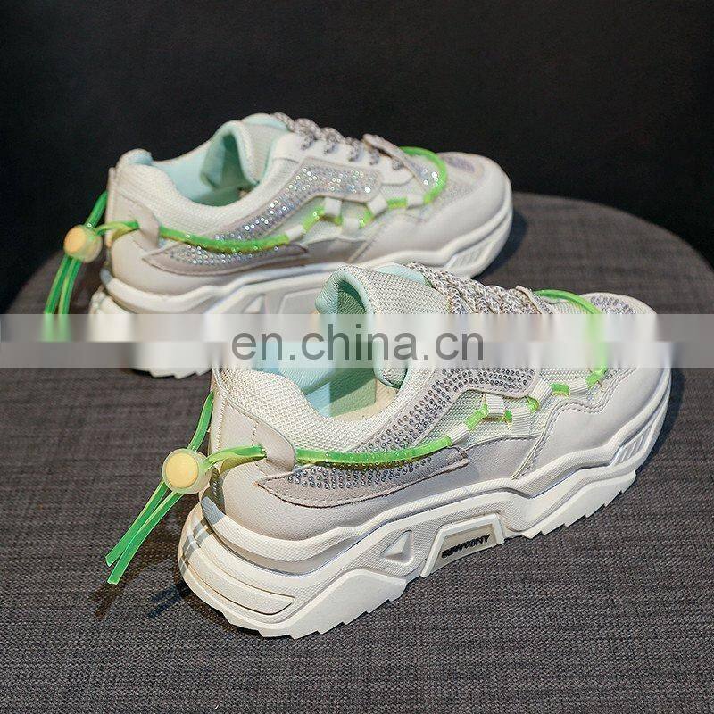 Factory Outlet Christmas 2021 New Products Luxury Fashion All-match Trend Ladies Casual Customized Outlet Fashion Sneakers