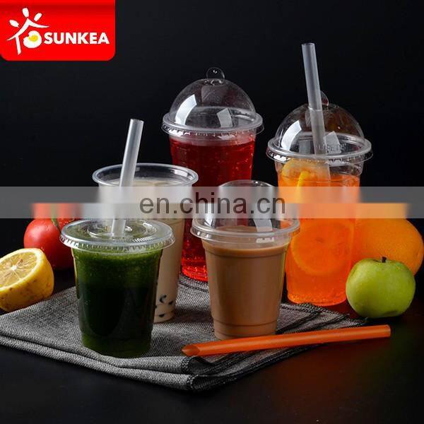 Disposable PET crystal clear plastic cup glass for drinking