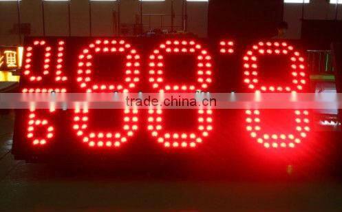 New Porducts 42 inch high brightness gas station no-7 segment LED gas price display board