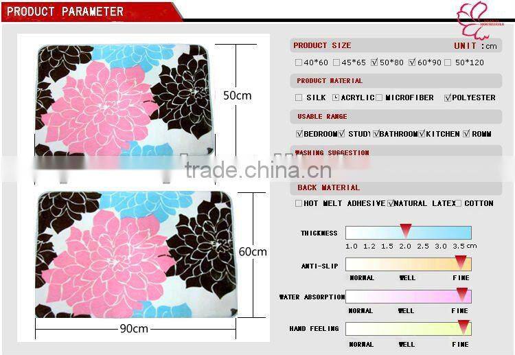 distingunished Mat Polyester Bath Mat