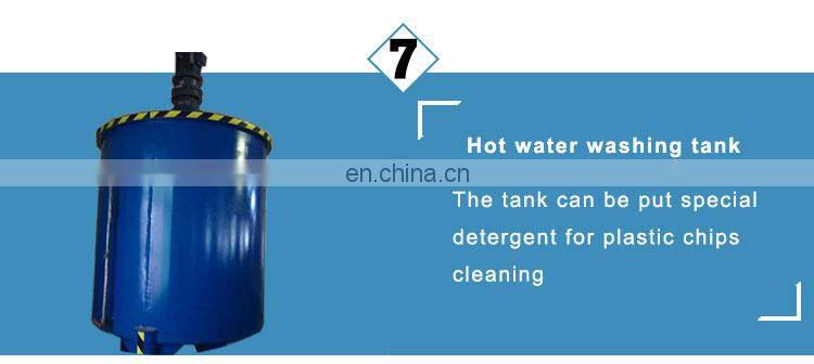 Water-ring plastic bottle crushing and cleaning machine PET material recycling equipment with factory price