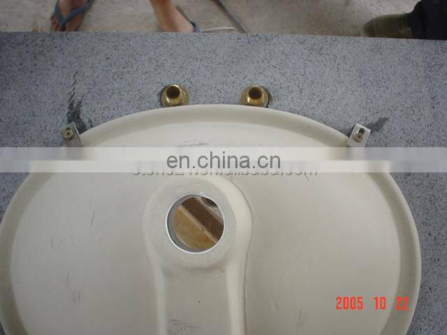 Granite prefab double sink vanity top