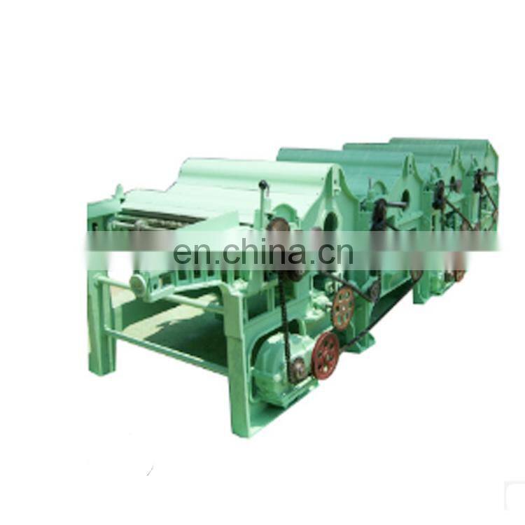 Waste textile recycling machine