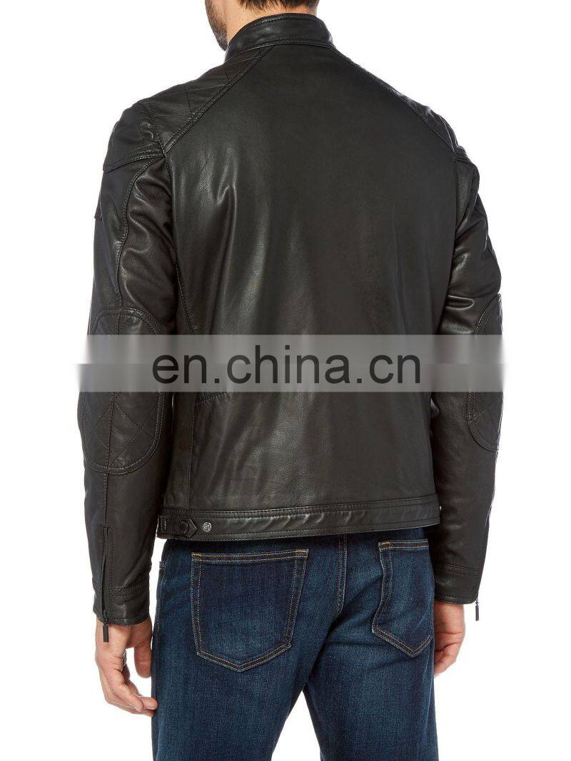 high quality sheep leather fashion jacket men