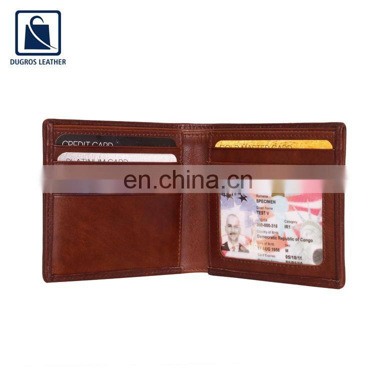 2021 New Arrival Chairman Lining Material Fashion Style Genuine Leather Wallet for Men