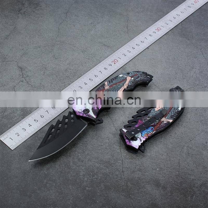 Personalized Engraved Premium Lockback Hunting Knife