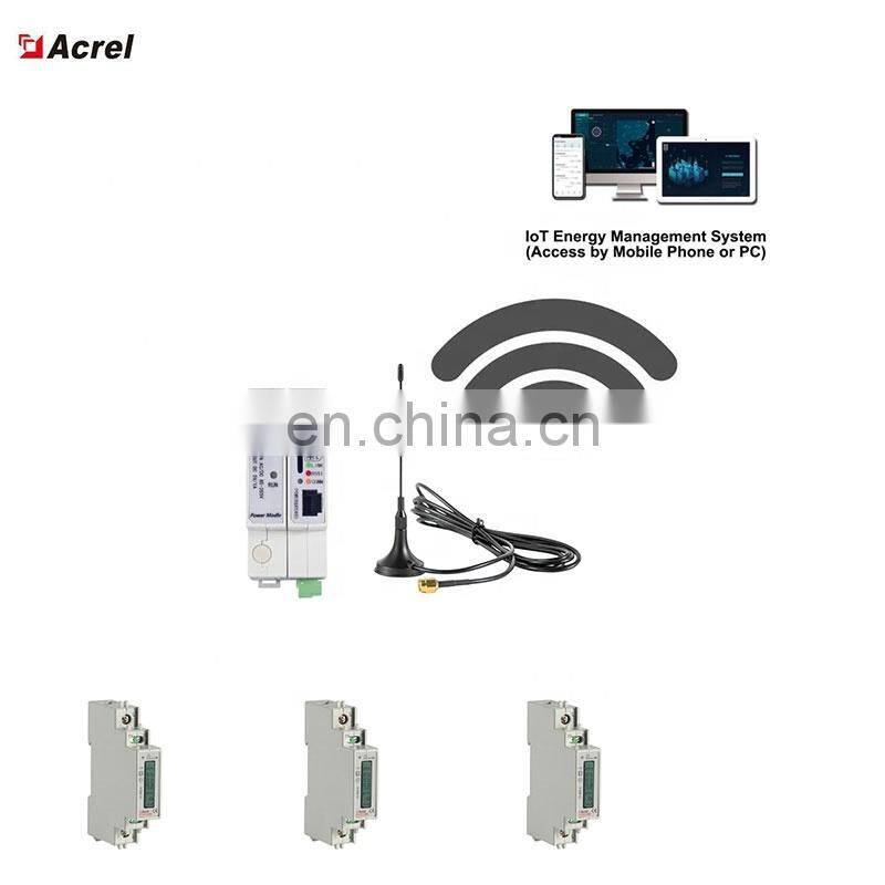 Smart meter electricity meter guide rail electric energy meter miniature single-phase charging pile power meter voltage ammeter