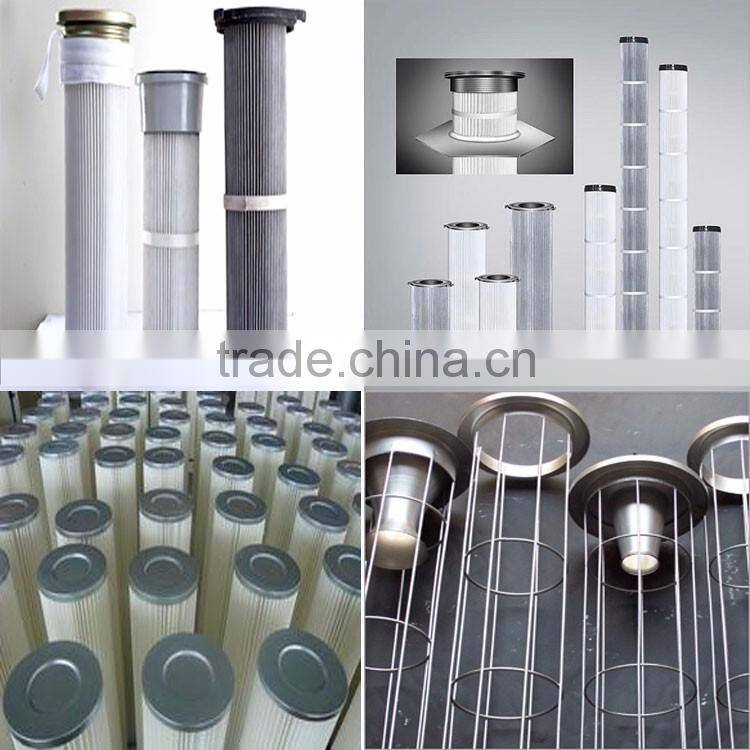 Improve Industrial High Quality Pleat Cartridge Type Dust Collector Theament System