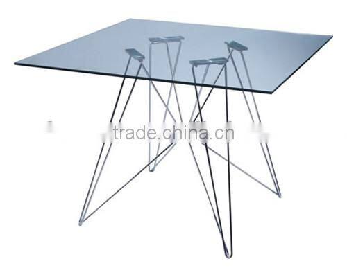 replica chrome finish frame XZ3 table for dining room