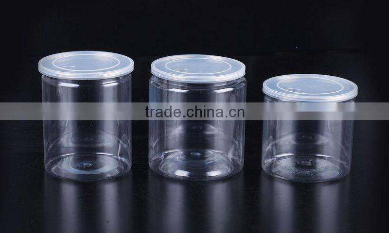 500ml empty clear PET jar