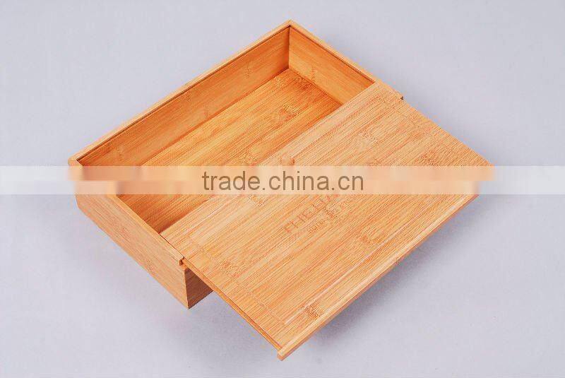 soild bamboo tea box
