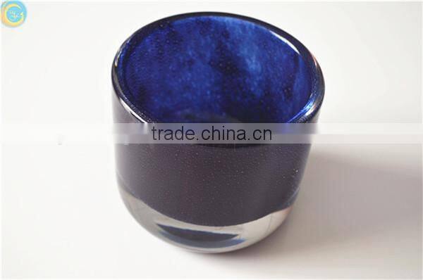 dark blue glass coffee cup for bar or home decoration etc.