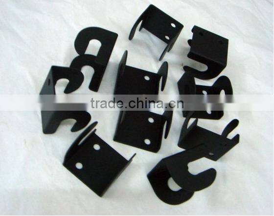 black powder coat precision metal stamping
