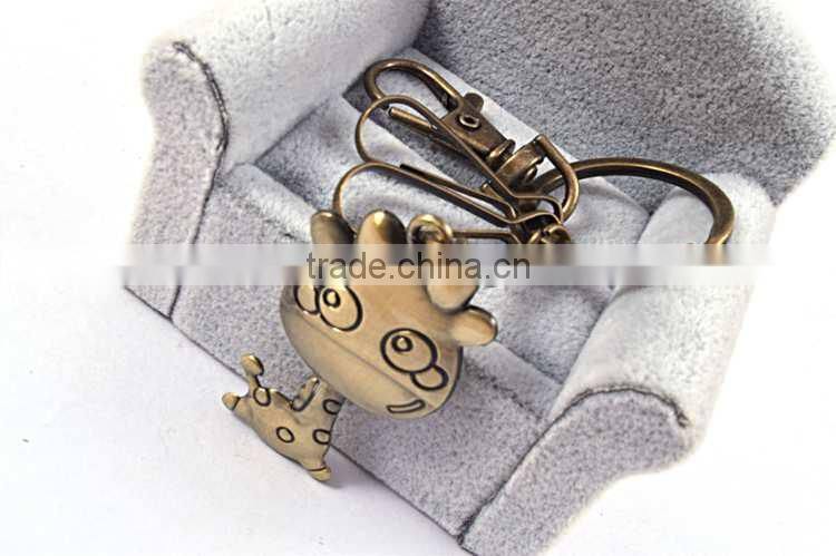 creative promotional gift Custom Animal Metal Keychain