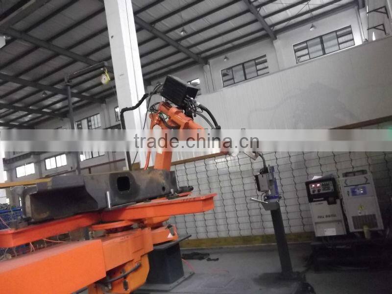 Robot welding parts