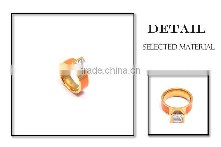 titanium gold 316l stainless steel rings gay engagement rings gold ring diamond ring