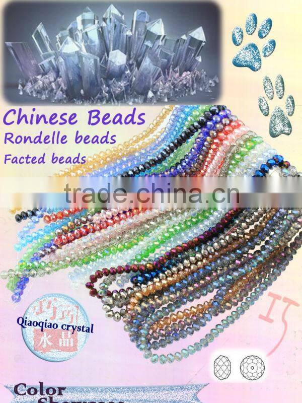 10mm faceted crystal rondelle bead for jewelry craft DIy making wholesale