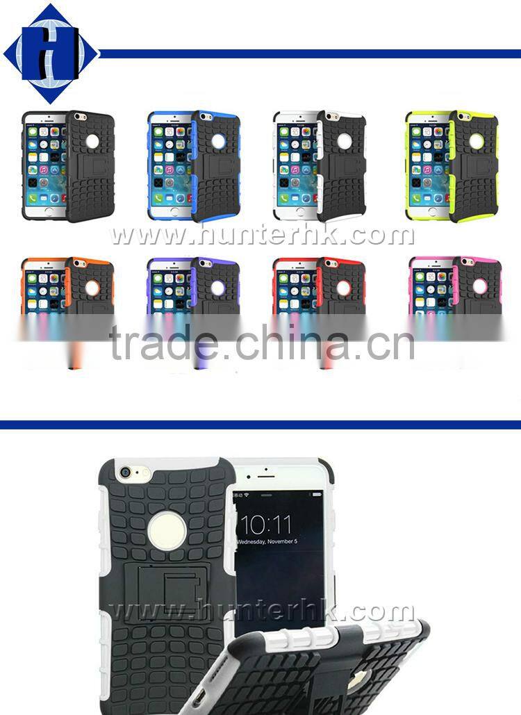 PC + TPU Kickstand Stand Hybrid Combo Case For HTC Desire 520