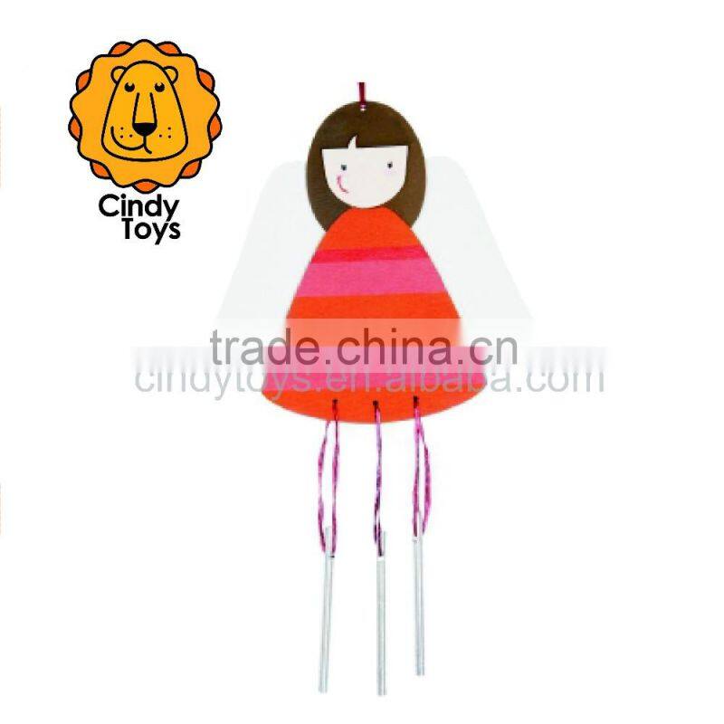 DIY Wooden Craft Hanging Ornaments Angel 1 pcs for Christmas