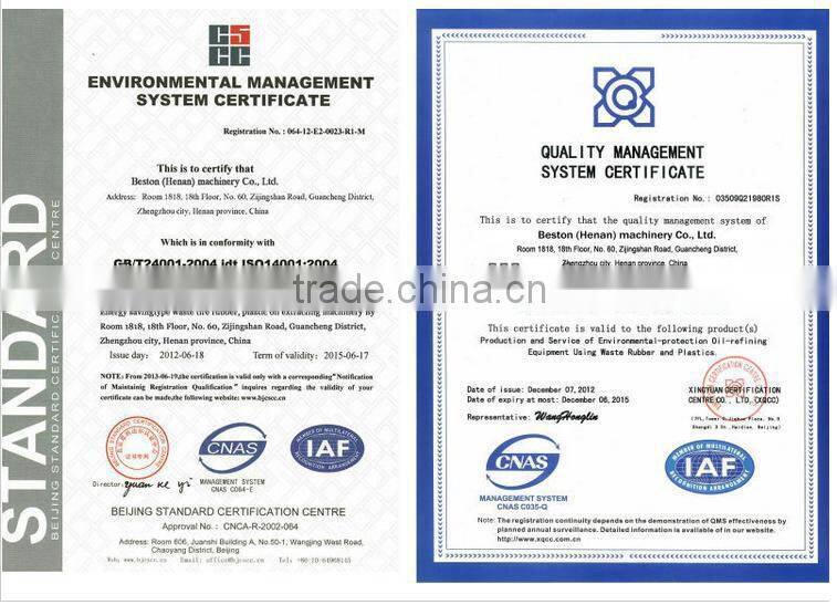 Hot selling continuous pyrolysis technology waste tire pyrolysis to oil machine with CE