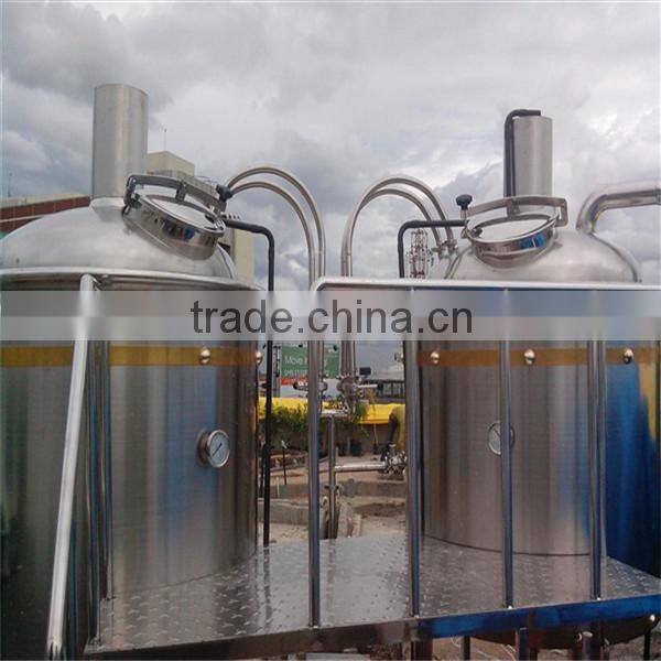 2000L beer factroy equipment,industrial beer fermenting equipment,small beer factory equipment