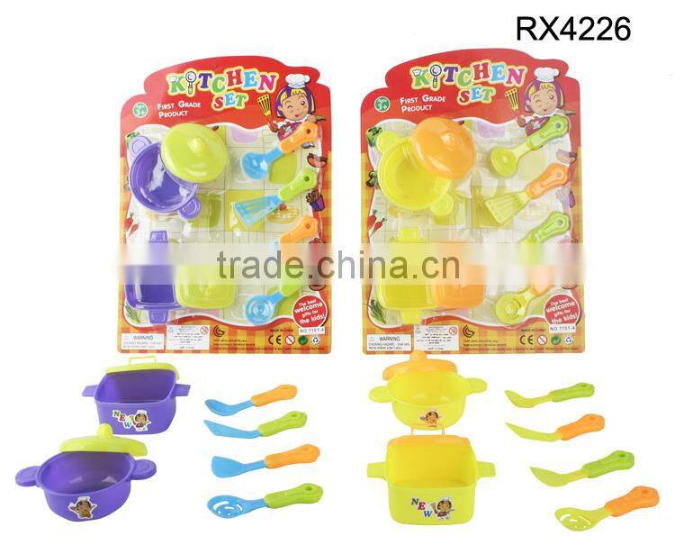 Kids cooking utensils toys kitchen play set