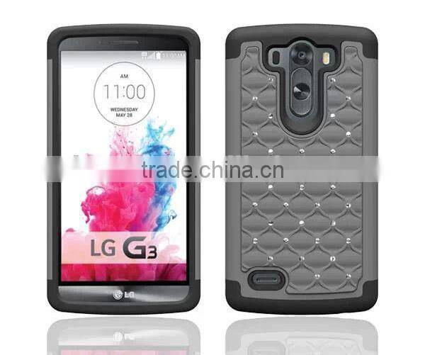 Fashion Allure Diamond Bling back case cover for LG G3