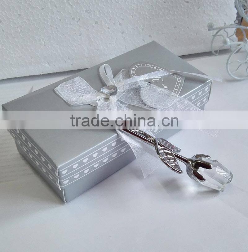 Crystal Indian wedding decorations Choice Rose decoration Bridal Shower Party Return Gifts for Guest