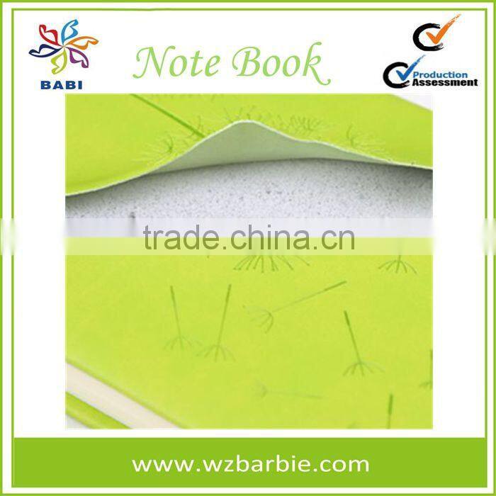 Dandelion PU Leather School Notebook/ Diary