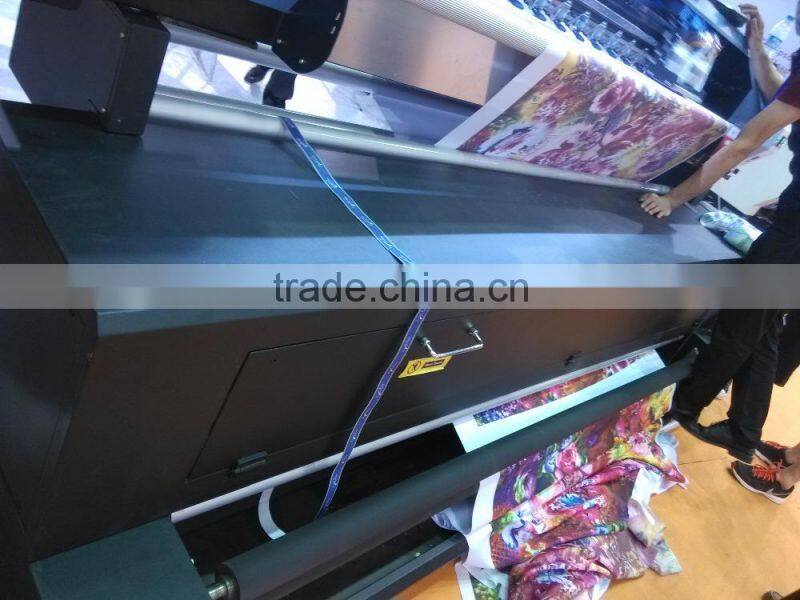 2m/3.2m digital sublimation textile printer with double dx5 print heads