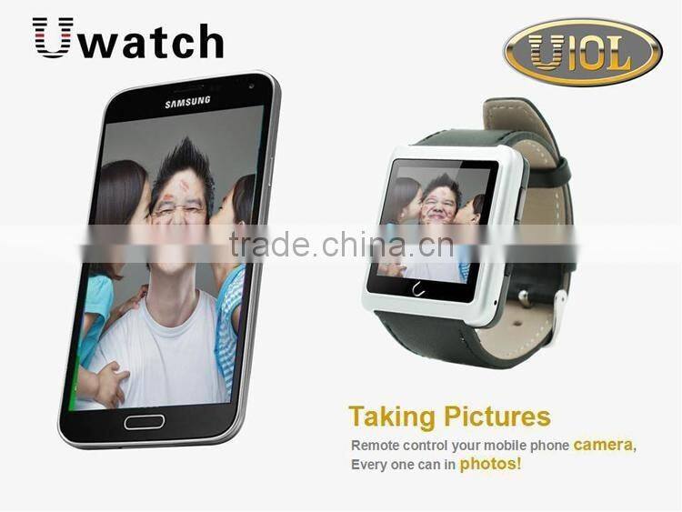 2015 New U Watch U10L Anti-lost Bluetooth Smart Watch Luxury Sports SmartWatch For iPhone 6 5 5S IOS Samsung S5 Note 4 HTC