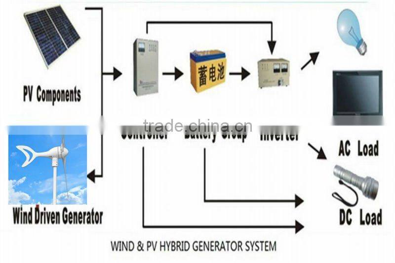 Small 100W Wind Turbine Wind Generator Windmill