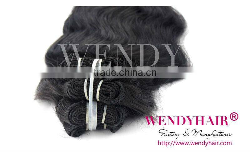 Chinese wholesaler,cheap mermaid Indian hair style body wave 8"-32" available
