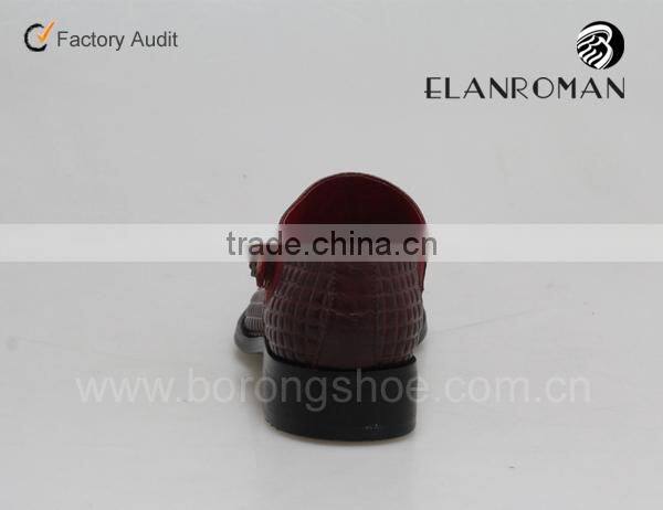 Woven leather wholesale spain shoes for men