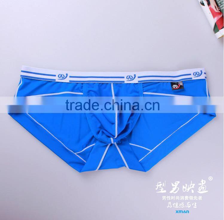 Sexy Underwear Red Color Big Brand Underwear of Sub Transparent Men Brief