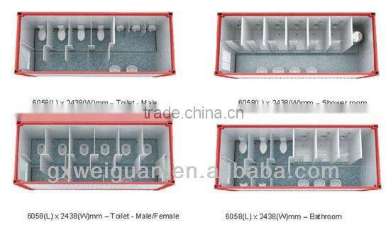 International shipping container house from china