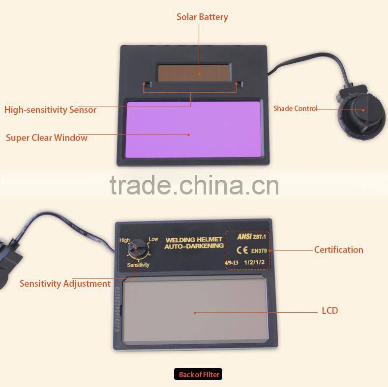 Riland Air Welding Helmet Animal Welding Helmet Automatic Welding Helmet With DIN 4/9-13