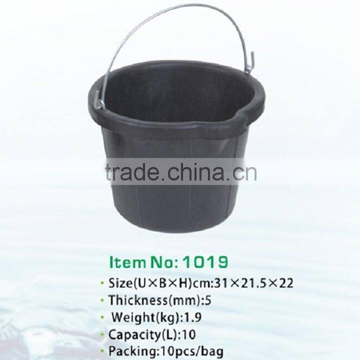 recycled rubber buckets pails,strong cement barrel